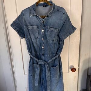 Universal Standard Light Blue Denim Jumpsuit